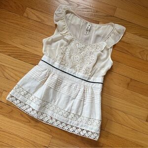 Anthropologie Floreat Lace Top blouse